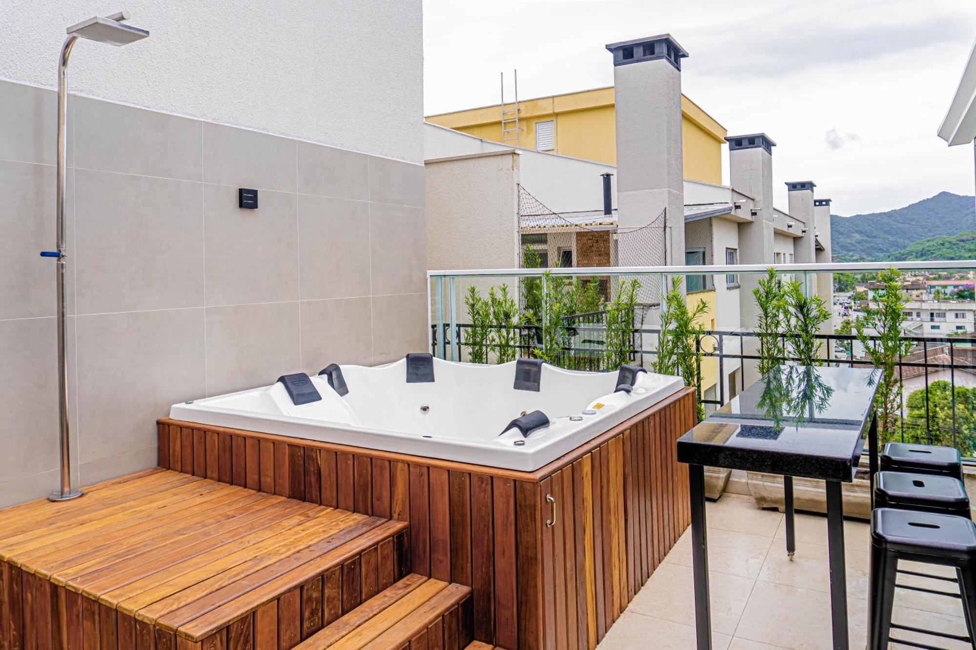 Cobertura Premium Hidro 3Quartos 2Vagas Ubatuba Bagian luar foto